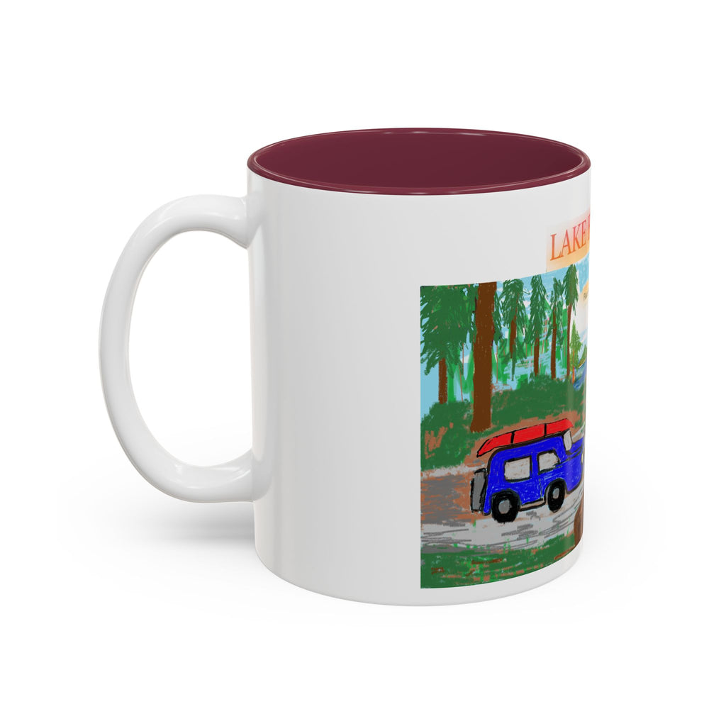 Lake Bloom Camper Mug — Scenic Adventure Coffee Cup (11oz/15oz)