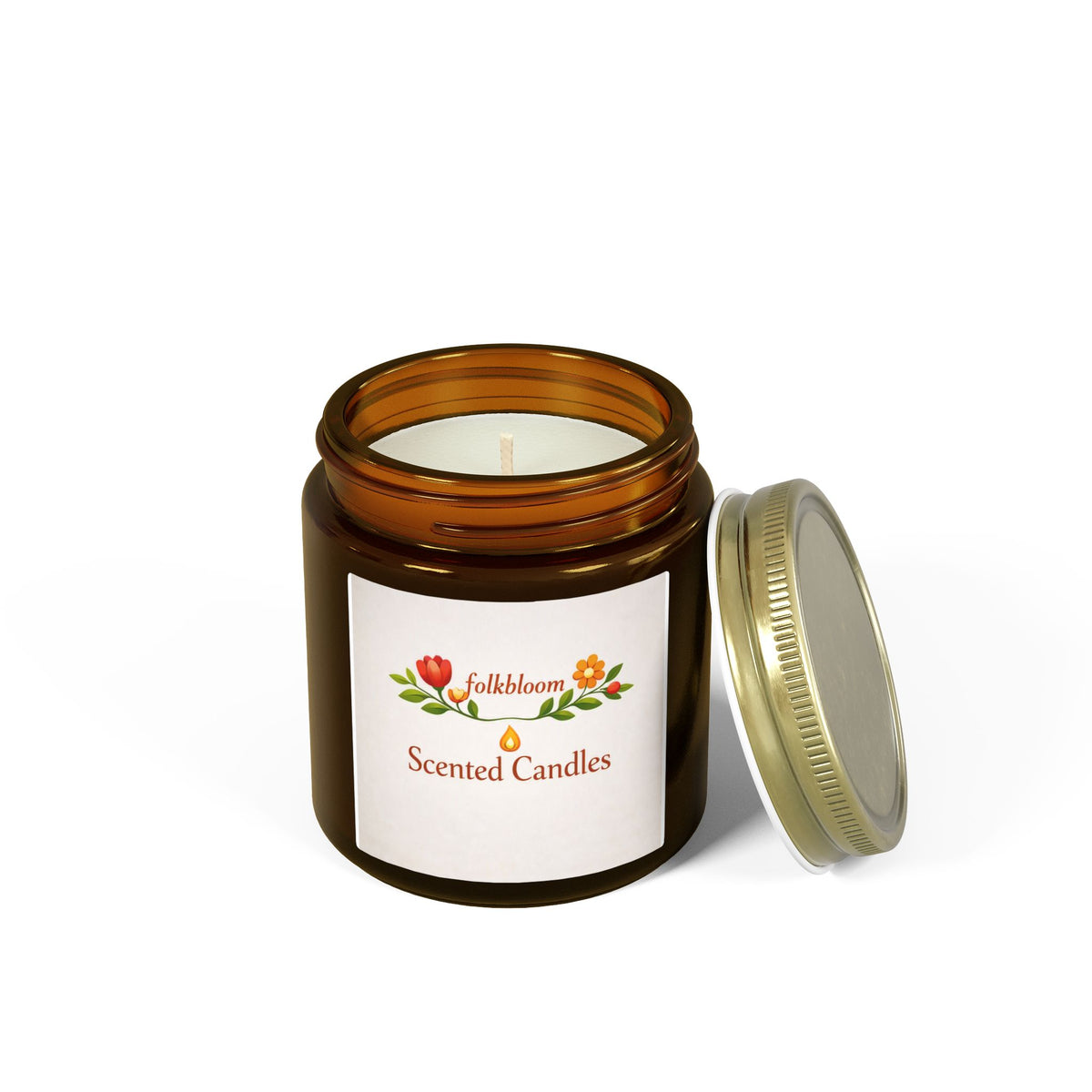 Coconut Apricot Scented Candle (4oz or 9oz)