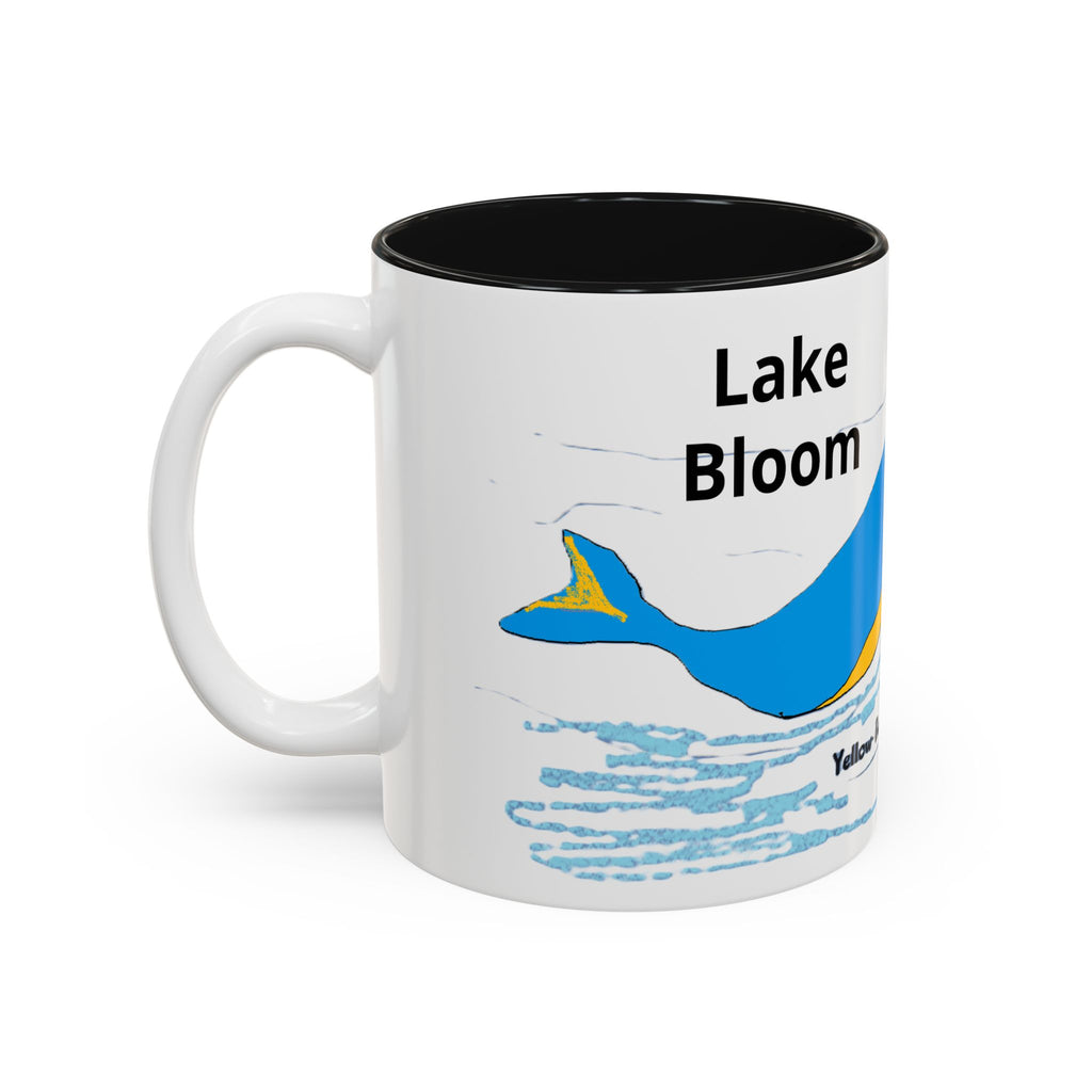 Yellow Belly Whale Two-Tone Accent Mug (11oz & 15oz)