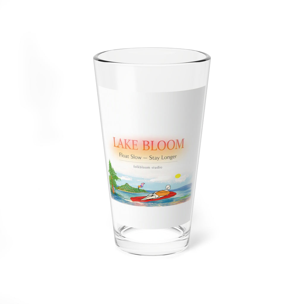 Lake Bloom 16oz Mixing Glass — Scenic Kayak Design
