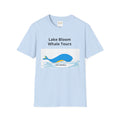 Lake Bloom Whale Tours T-Shirt — Cute Blue Whale Graphic Tee