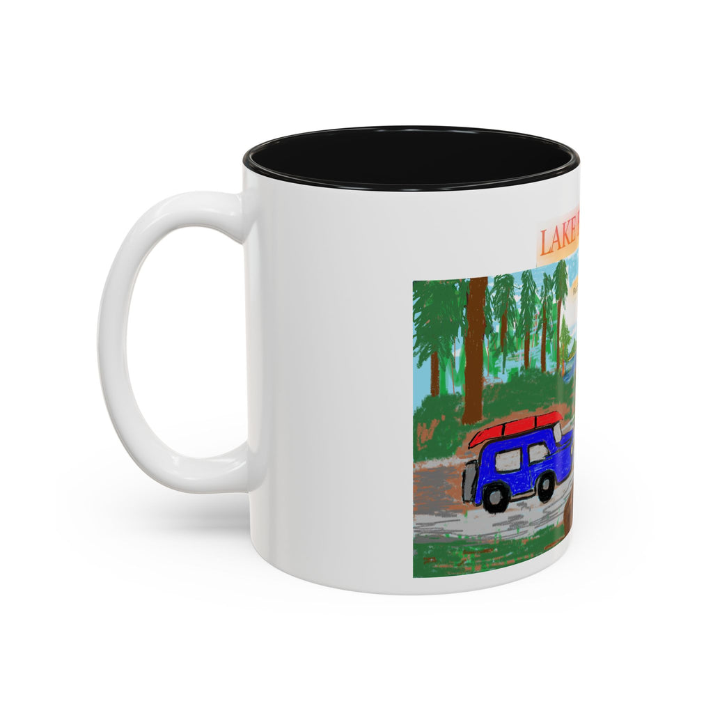 Lake Bloom Camper Mug — Scenic Adventure Coffee Cup (11oz/15oz)