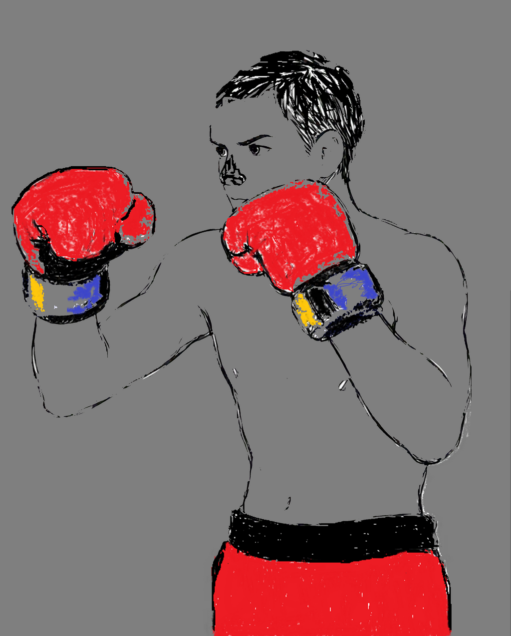 Shadow Boxer Print